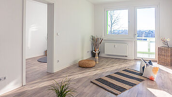 Wohnungsbeispiel: Wohnzimmer