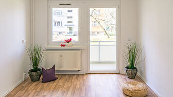 Wohnungsbeispiel: Wohnzimmer