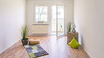 Wohnungsbeispiel: Wohnzimmer